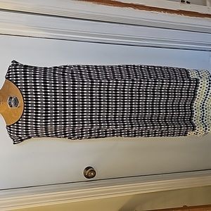 The Limited Reversible Sleeveless Dress.Stretch. Pattern & Solid Black. Size XL.